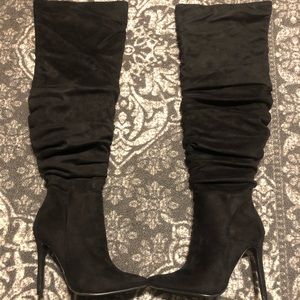 Wide calf Stiletto boots